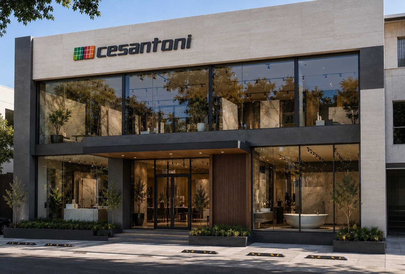 Cesantoni · Design Center — showrooms diseñados por Stelium Koncept