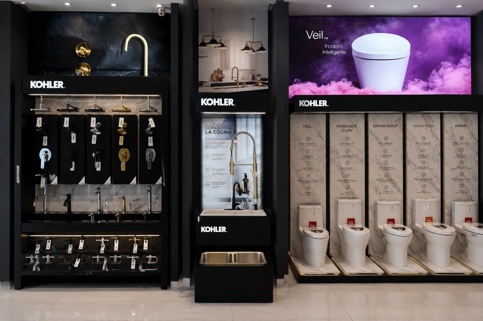 Sistema expositivo Kohler
