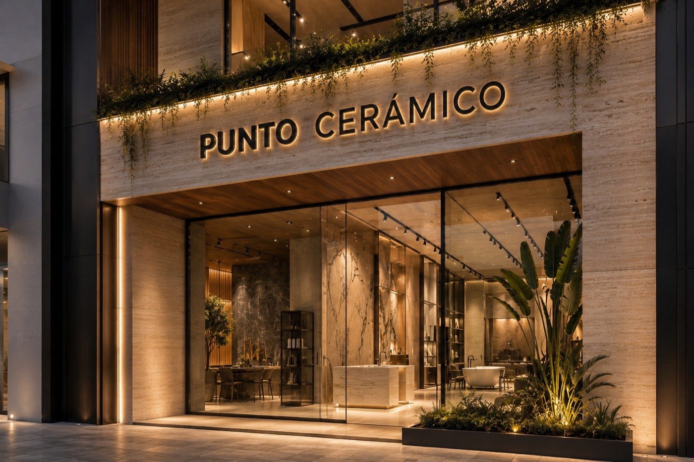Punto Cerámico — showroom y exhibición diseñados por Stelium Koncept