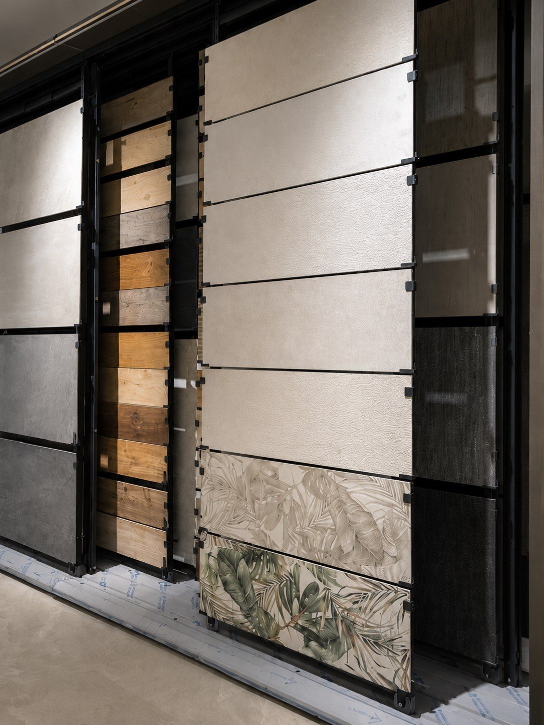 Sistemas de exhibición para cerámica y porcelanato