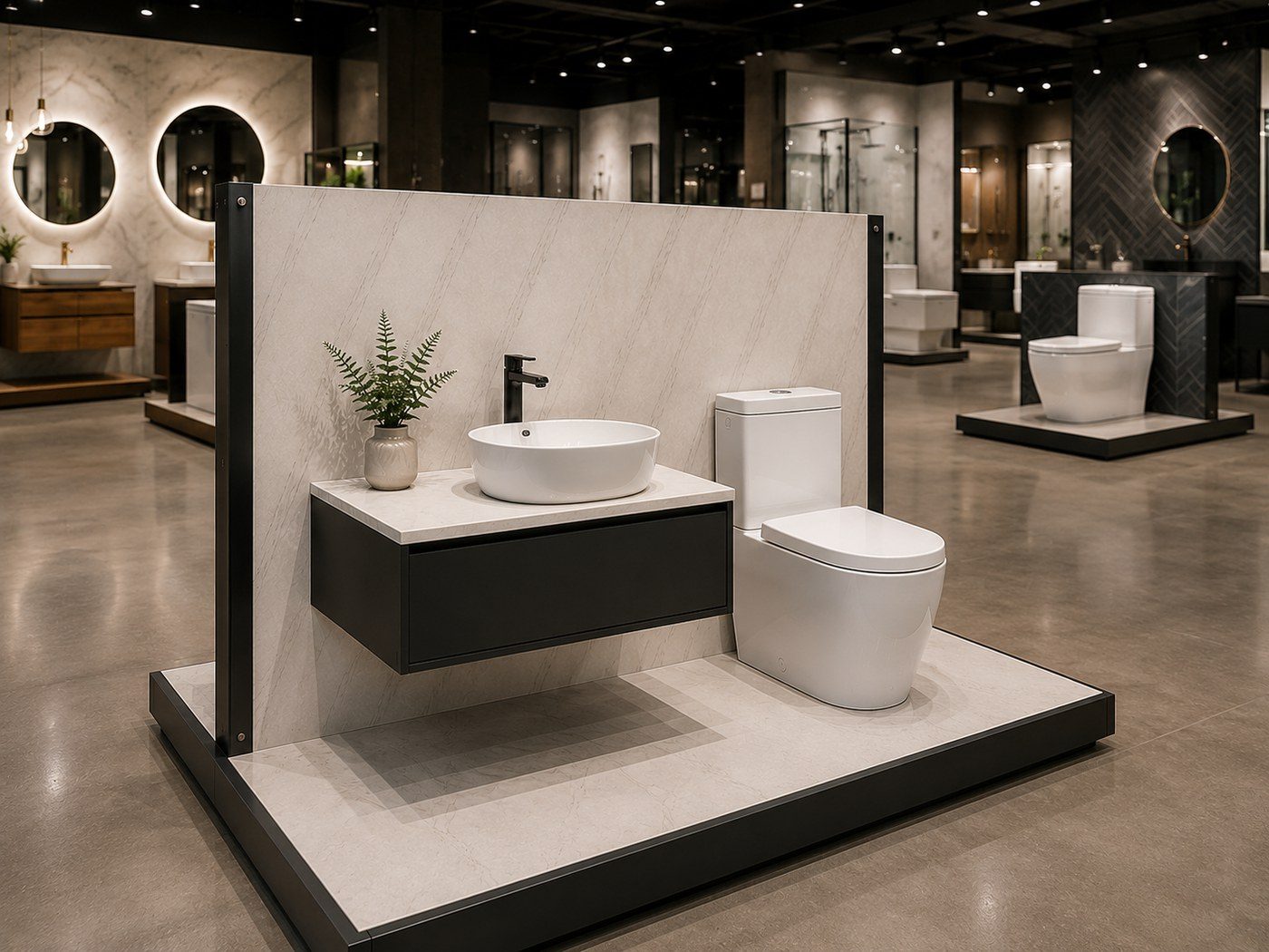 ESPEJO en contexto de showroom