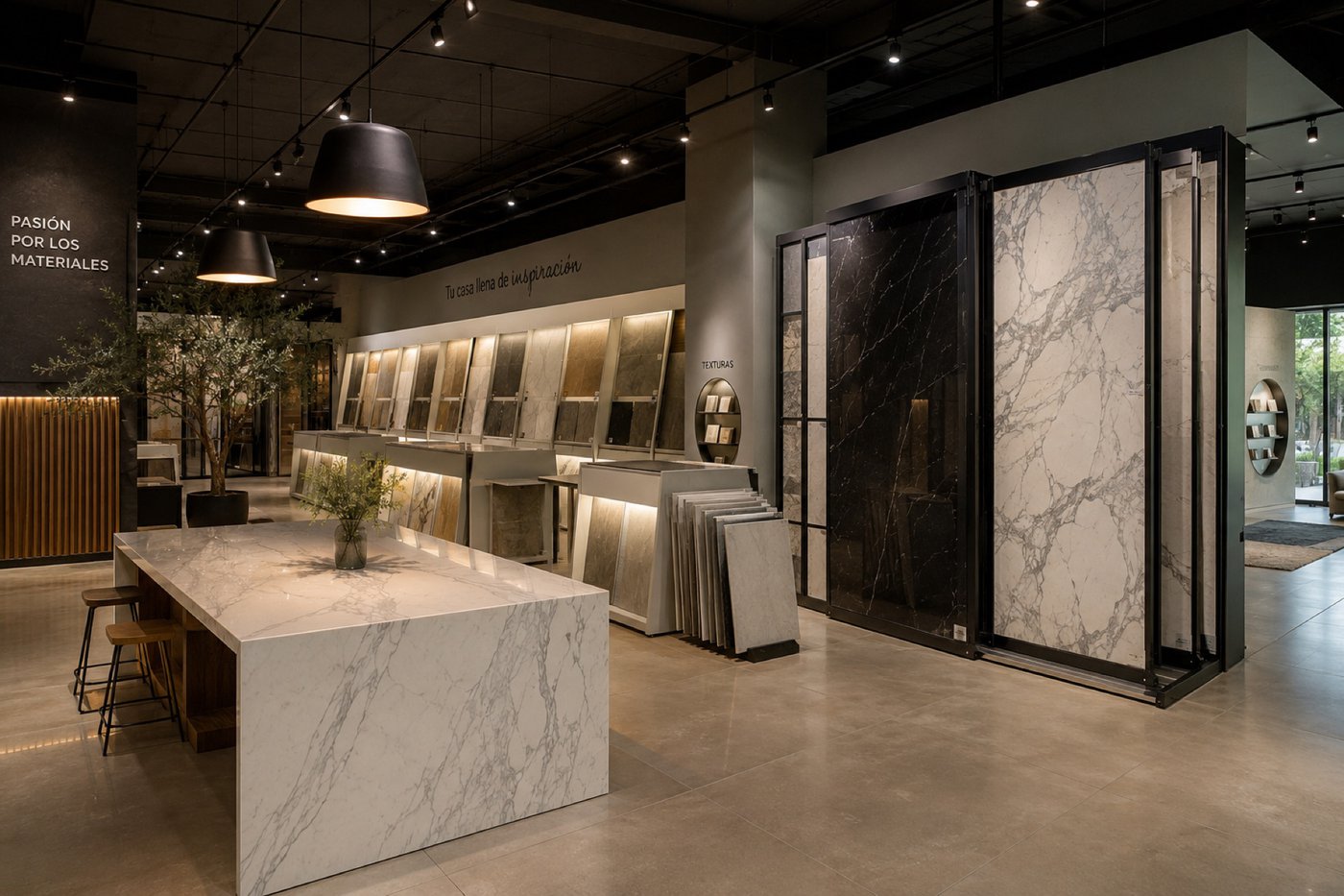 Showroom de exhibición premium — Stelium Koncept