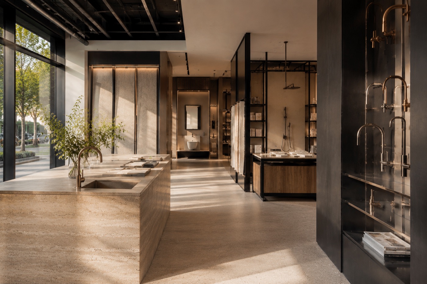 Sala de exhibición diseñada por Stelium Koncept — proyecto 3