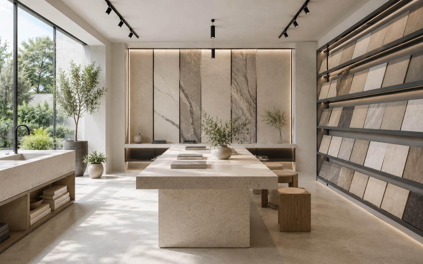 Showroom comercial fabricado por Stelium Koncept — proyecto 4